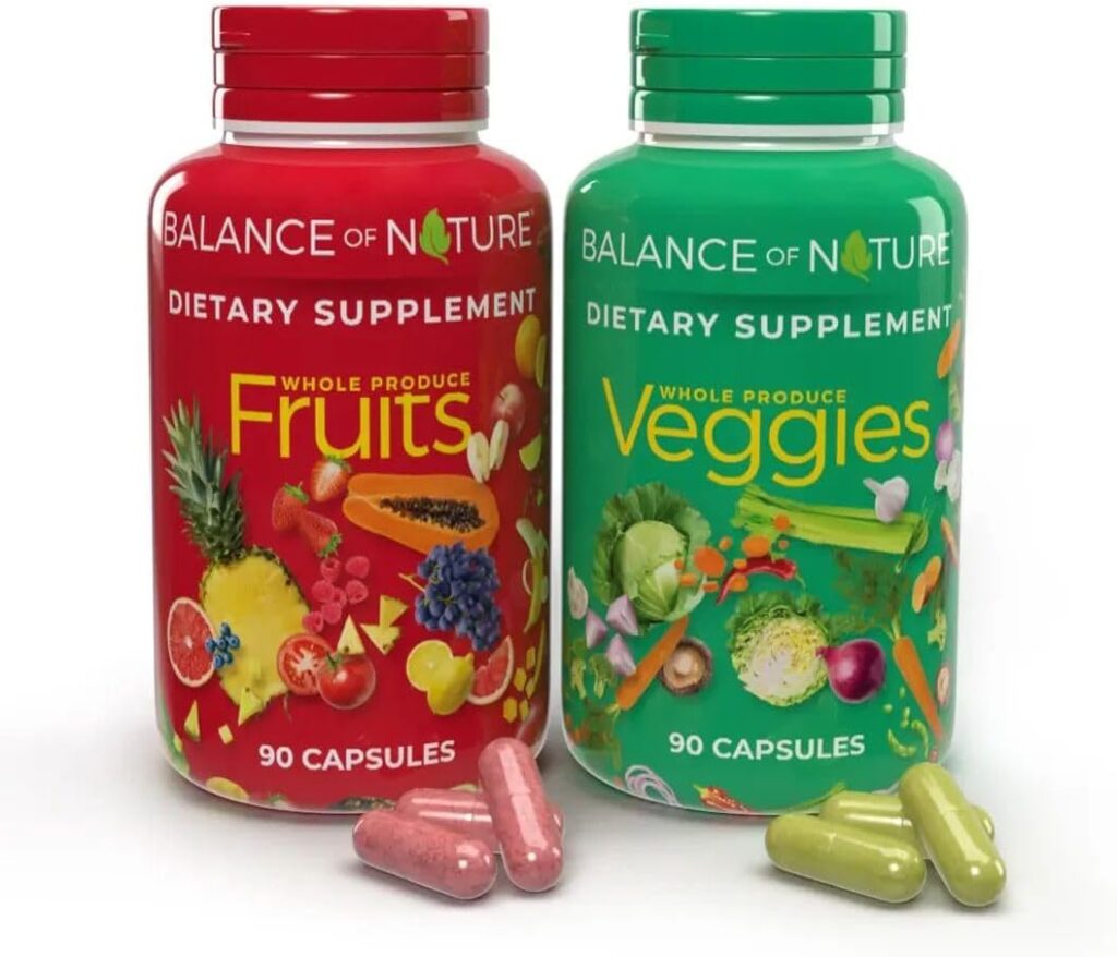 Balance of Nature Fruits & Veggies Supplements - Whole Fruit...