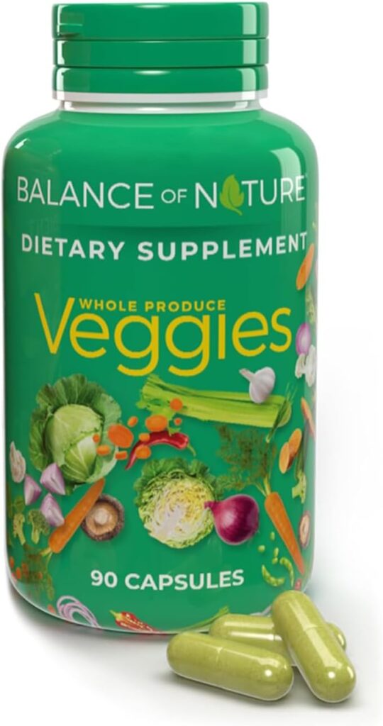 Balance of Nature Whole Veggies Supplement with Superfood Ve...