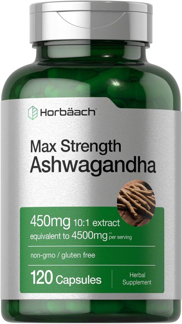 Horbäach Ashwagandha Supplement | Max Strength | 120 Capsule...