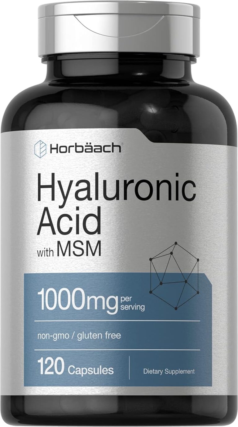 Horbäach Hyaluronic Acid with MSM | 1000 mg | 120 Capsules |...