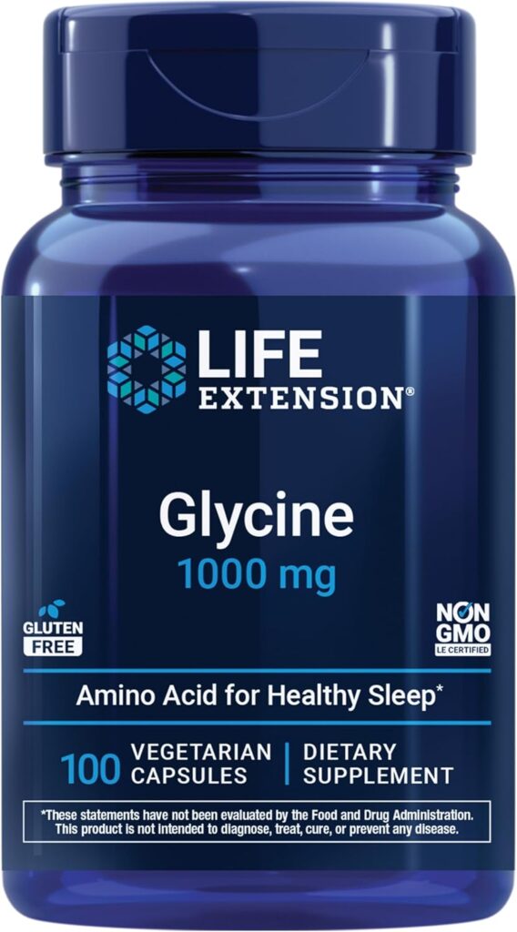 Life Extension Glycine, 1000 mg, Amino Acid That Promotes He...
