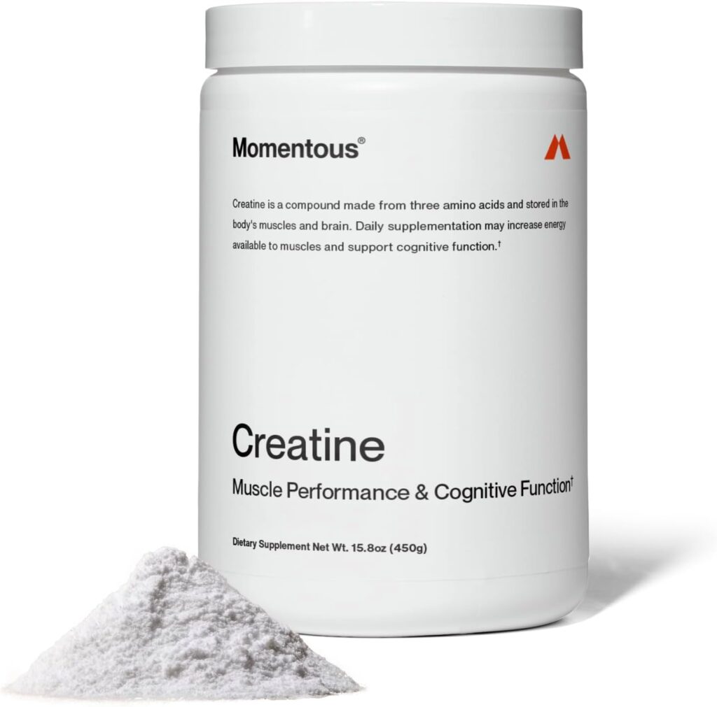 Momentous Creatine Monohydrate Powder - Creapure Creatine Po...