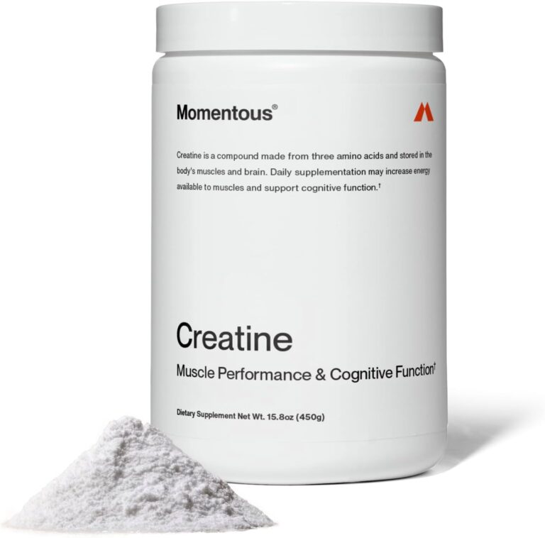Momentous Creatine Monohydrate Powder - Creapure Creatine Po...