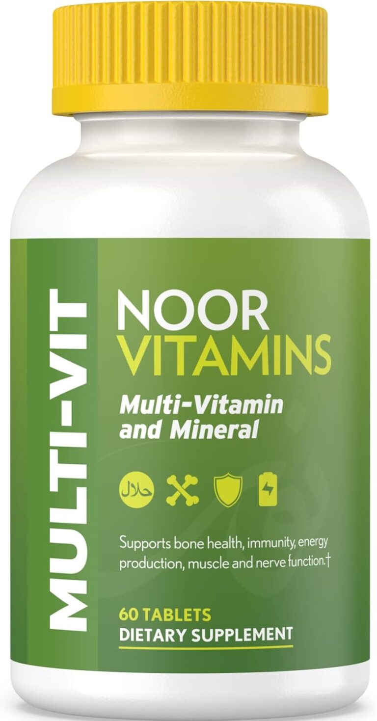 Noor Vitamins Halal Vitamins, Daily Multivitamin, Halal Vita...