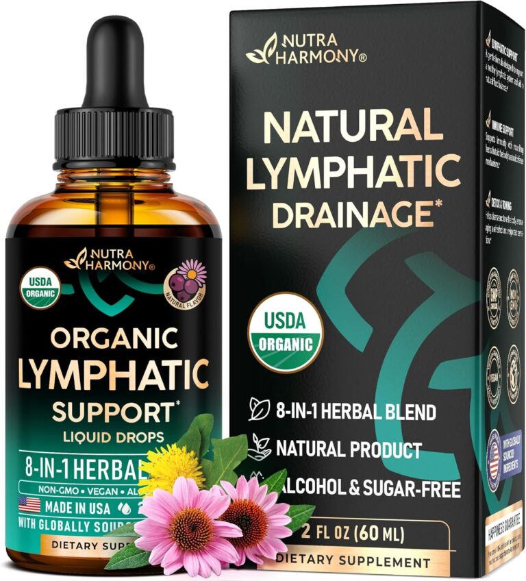 USDA Organic Lymphatic Drainage Supplement - Echinacea | Eld...