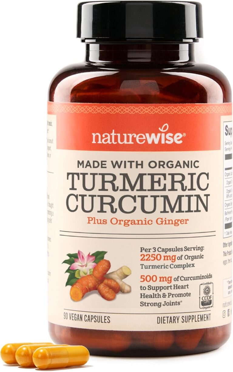NatureWise Curcumin Turmeric 2250mg - 95% Curcuminoids & Bio...