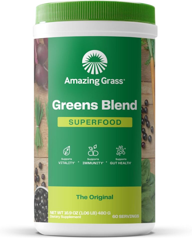 Amazing Grass Greens Blend Superfood: Super Greens Powder wi...