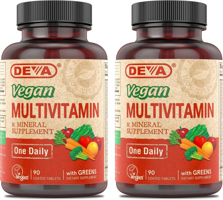 DEVA Vegan Multivitamin & Mineral Supplement with Iron 2-Pac...