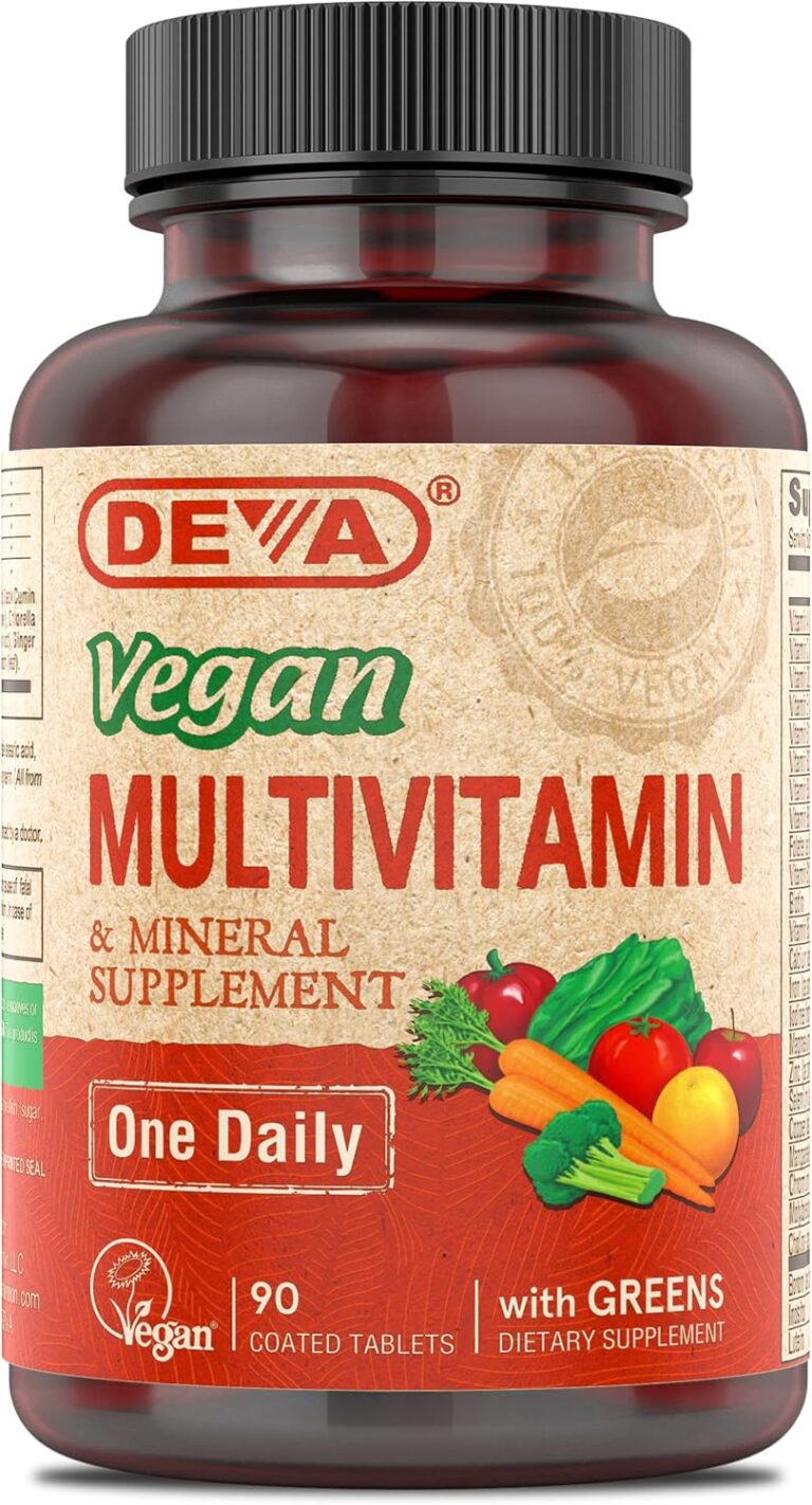 DEVA Vegan Multivitamin and Mineral Supplement - Once-Per-Da...