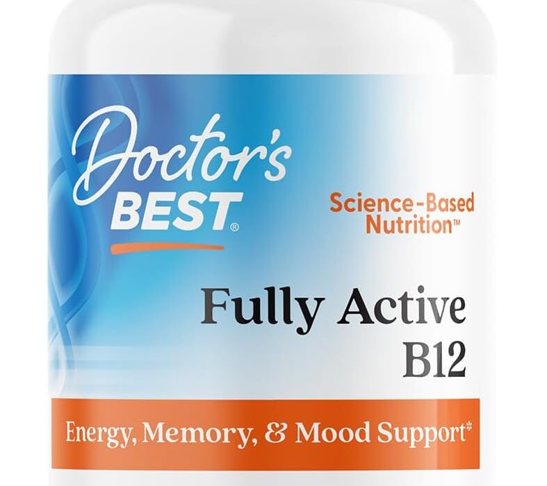 Doctor's Best Fully Active B12 1500 mcg, Non-GMO, Vegan, Glu...