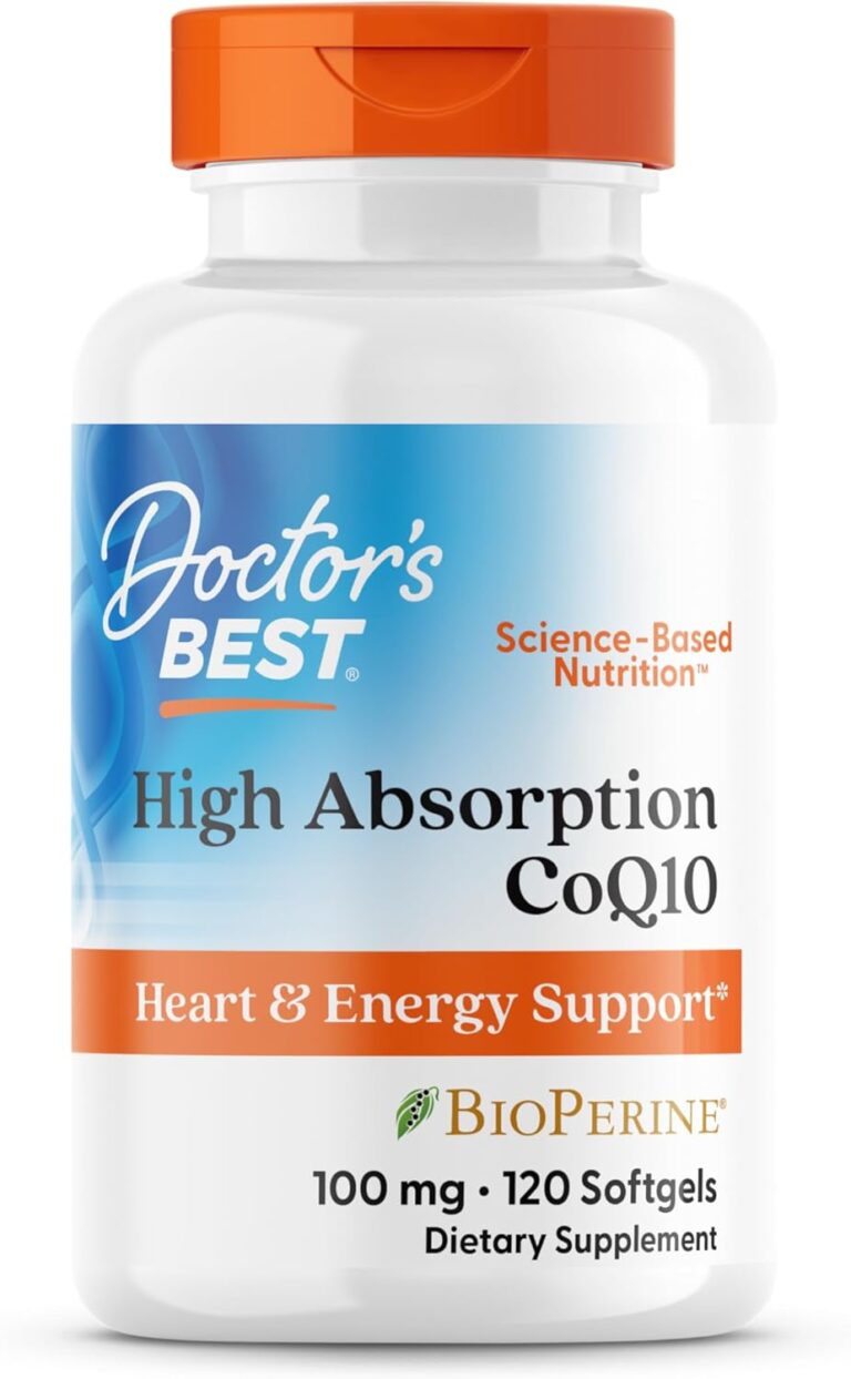 Doctor's Best High Absorption CoQ10 with BioPerine, Gluten F...