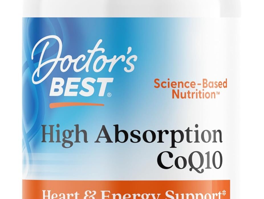 Doctor's Best High Absorption CoQ10 with BioPerine, Gluten F...