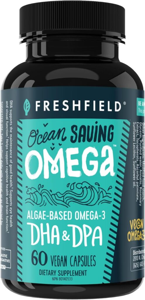 Freshfield Omega 3, DHA Supplements, Potent 1 per Day Formul...