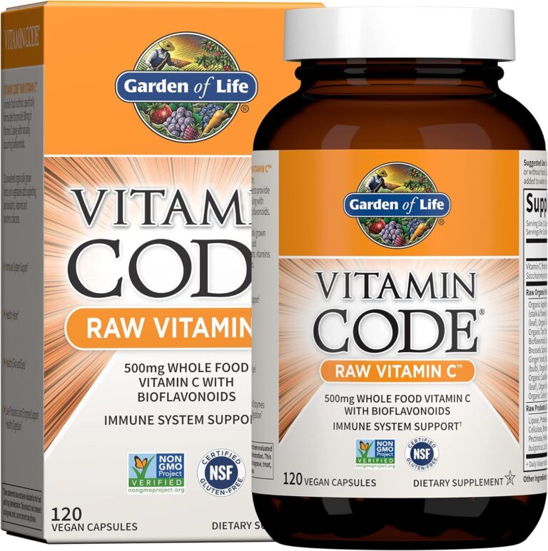 Garden of Life Vitamin Code Raw Vitamin C - 120 Capsules, 50...