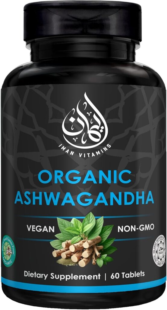 Halal Ashwagandha for Adults, Organic, Vegan, Non-GMO, Mood ...