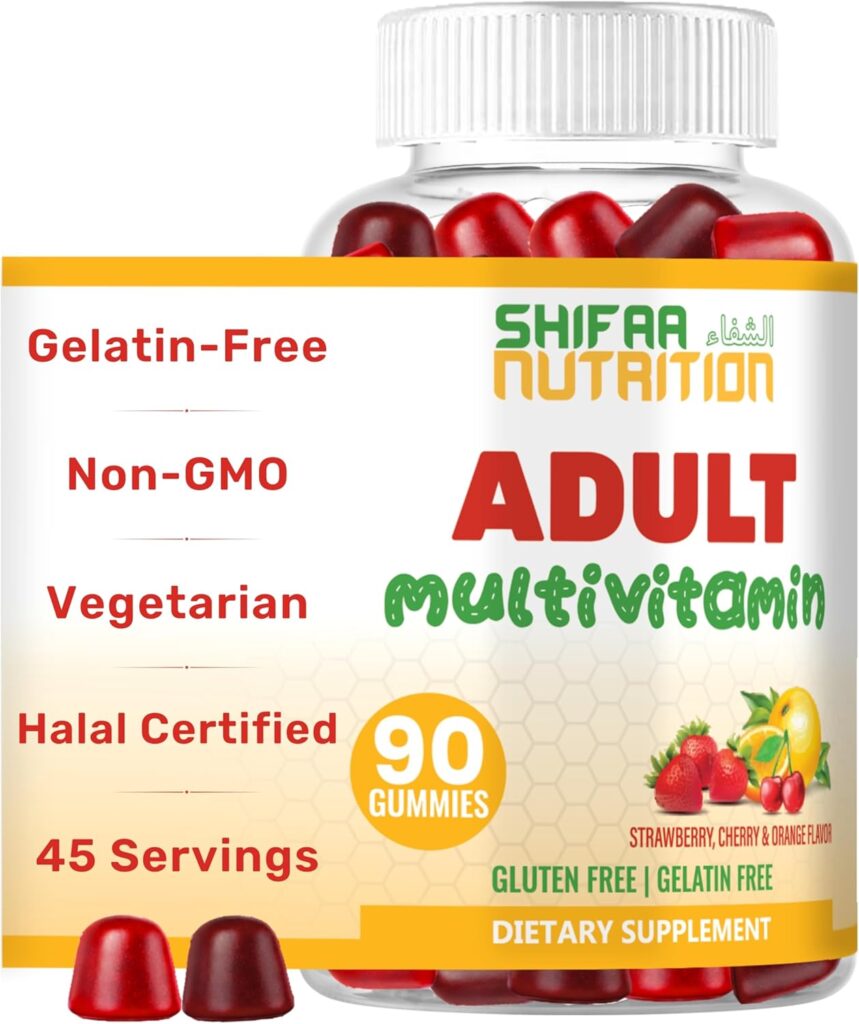 Halal Multivitamin Gummies for Women & Men | Immune & Overal...