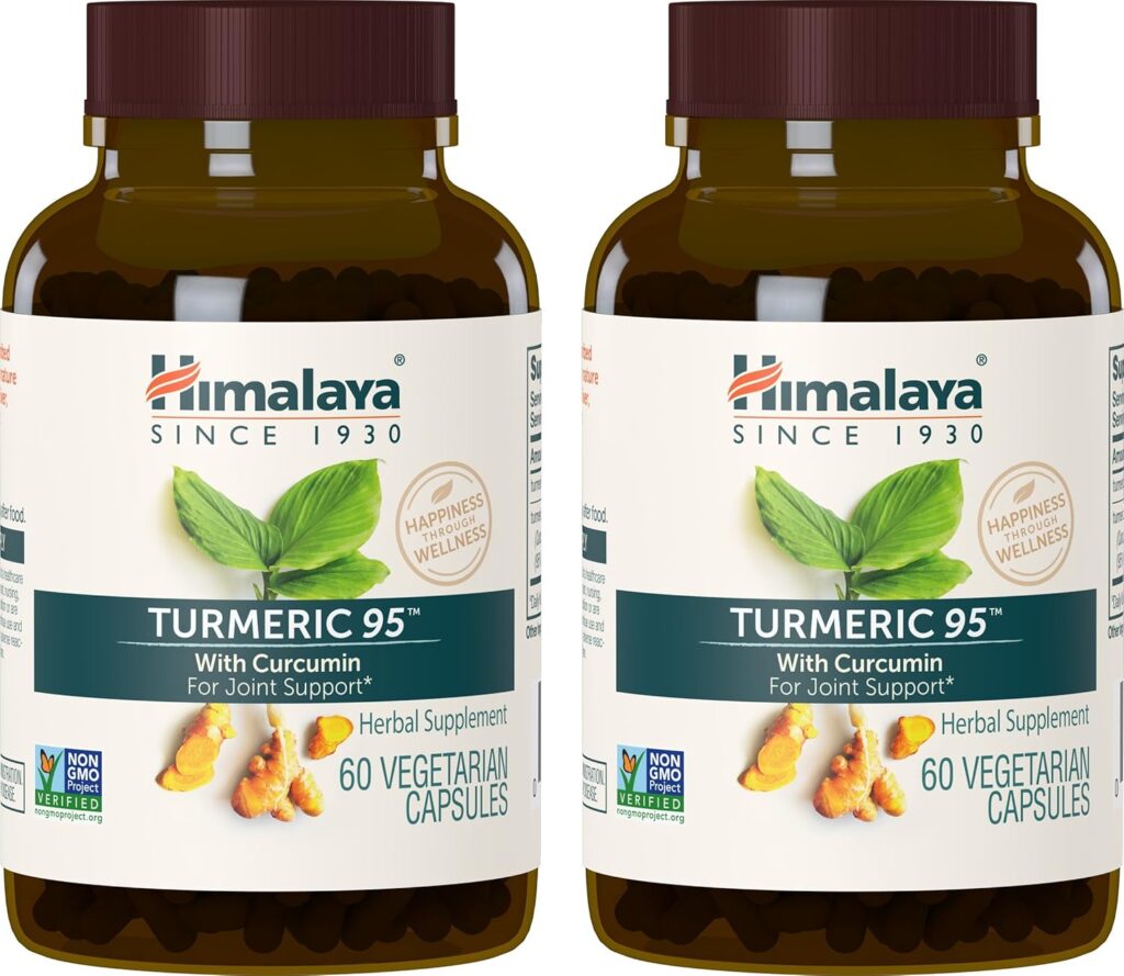 Himalaya Turmeric 95 Supplement with Curcumin/Curcuminoids, ...