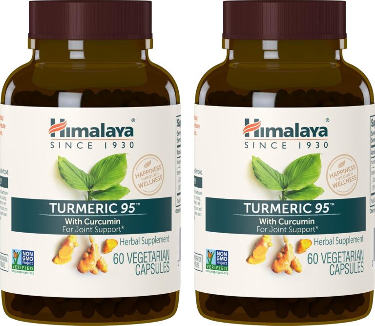 Himalaya Turmeric 95 Supplement with Curcumin/Curcuminoids, ...