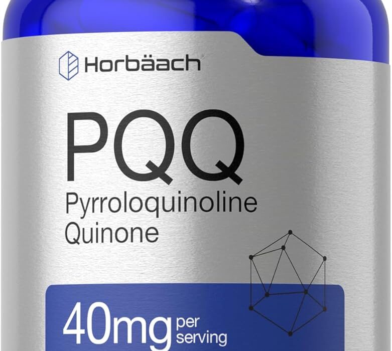 Horbäach PQQ Supplement 40 mg | 120 Capsules | Maximum Stren...