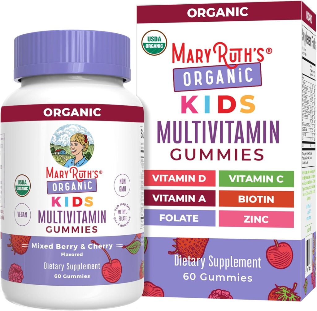 MaryRuth Organics Kids Vitamins | Multi | 1 Month Supply | M...