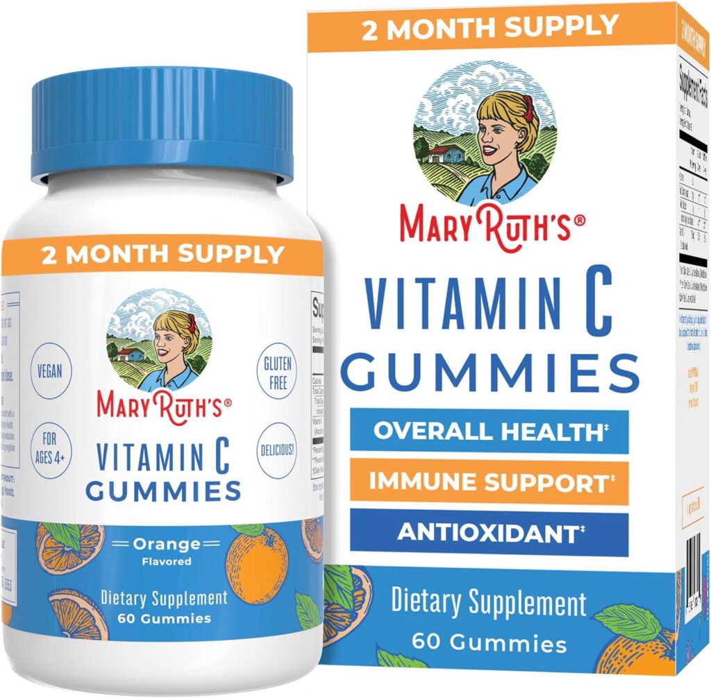MaryRuth Organics Vegan Vitamin C Gummies | 2 Month Supply |...