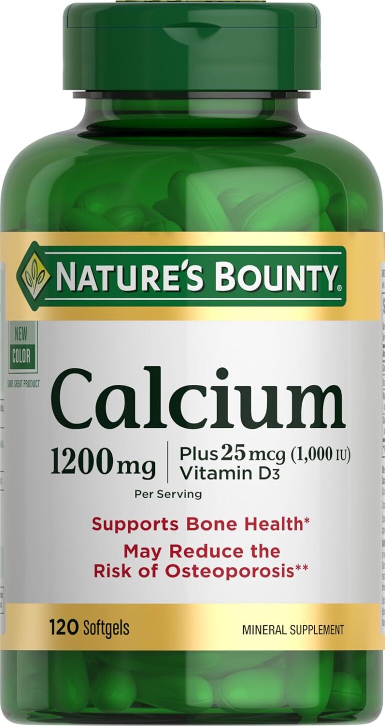 Nature's Bounty Calcium 1200 mg with 1000 IU Vitamin D3 - Bo...
