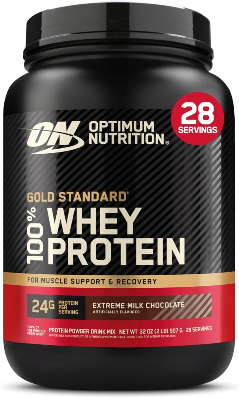 Optimum Nutrition Gold Standard 100% Whey Protein Powder, Ex...