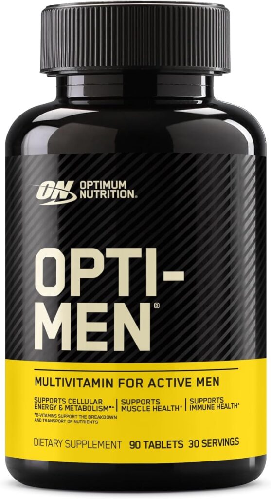 Optimum Nutrition Opti-Men, Vitamin C, Zinc and Vitamin D, E...