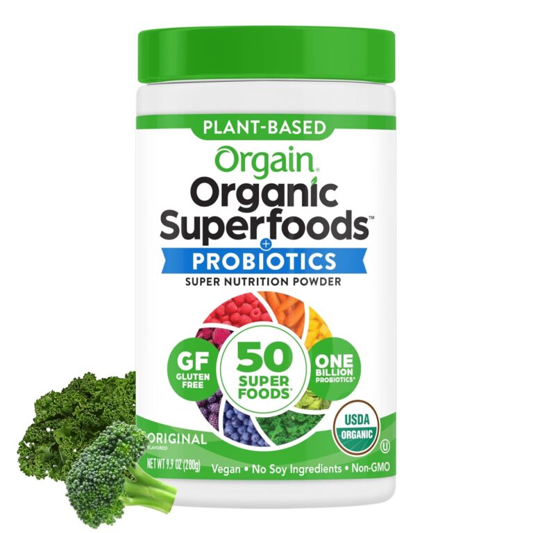 Orgain Organic Greens Powder + 50 Superfoods, Original - 1 B...