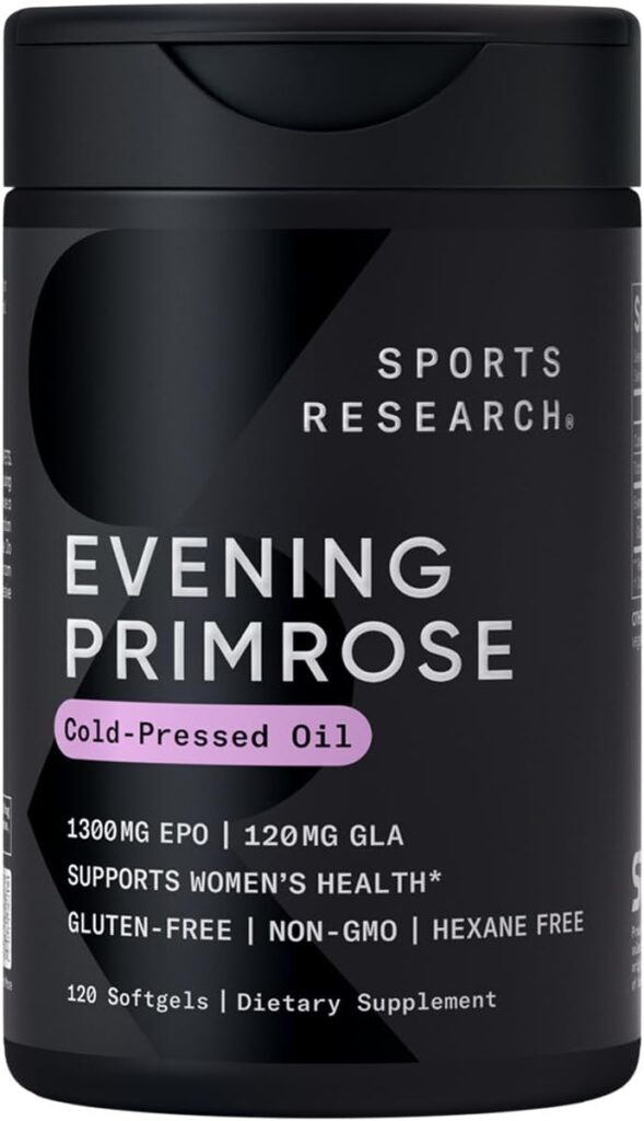 Sports Research Evening Primrose Supplement from Cold Presse...