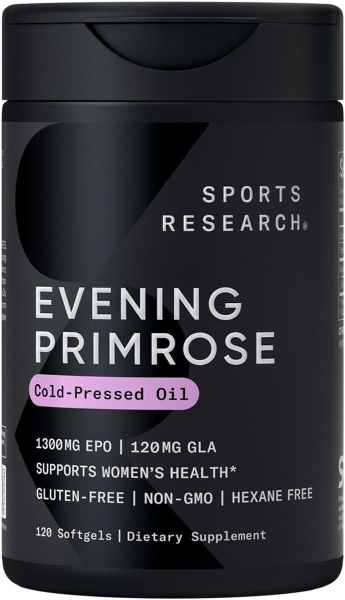 Sports Research Evening Primrose Supplement from Cold Presse...