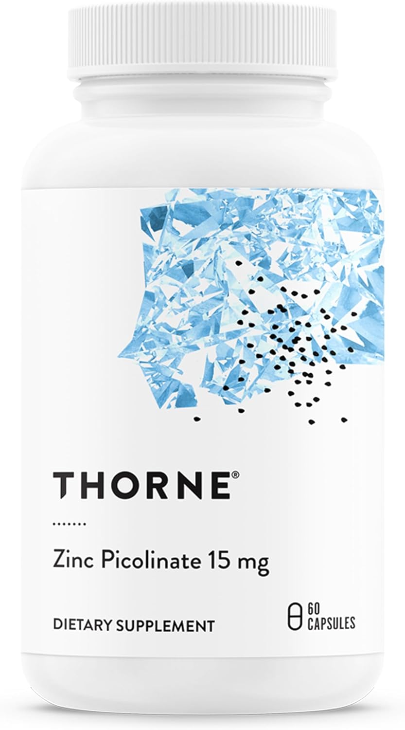 THORNE - Zinc Picolinate 15mg - Highly Absorbable Zinc Suppl...