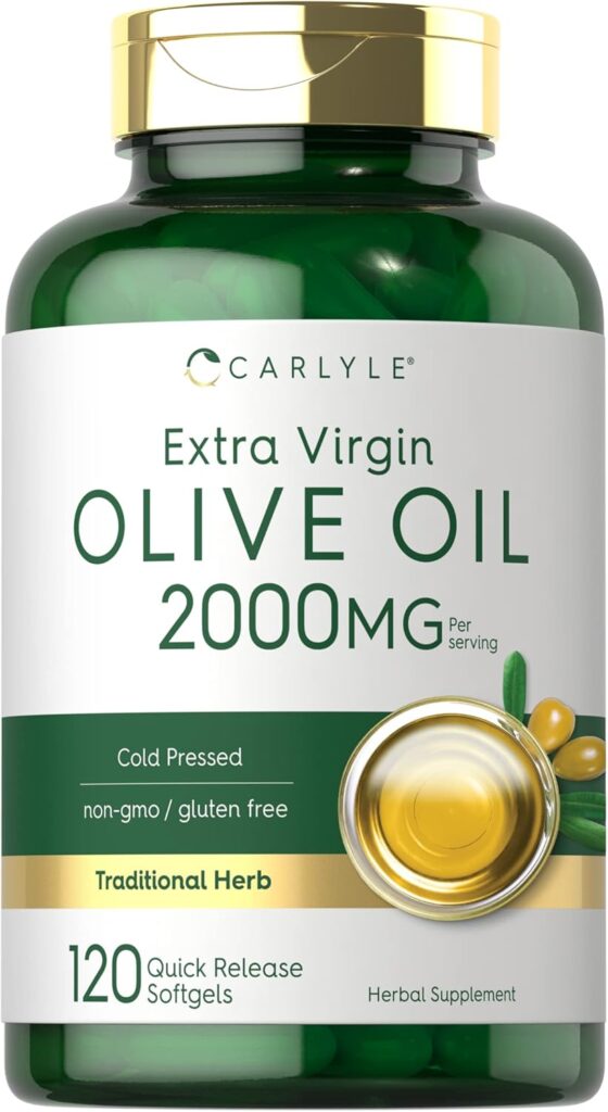 Carlyle Olive Oil Extra Virgin 2000mg | 120 Softgel Capsules...