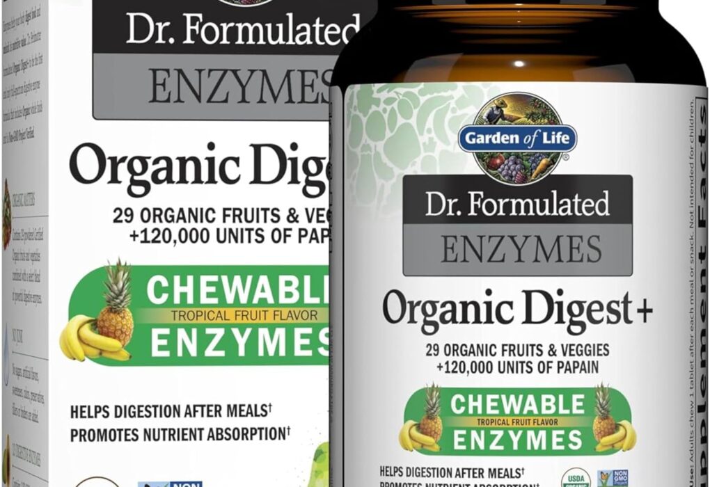Garden of Life Digestive Enzymes with Papain, Bromelain and ...