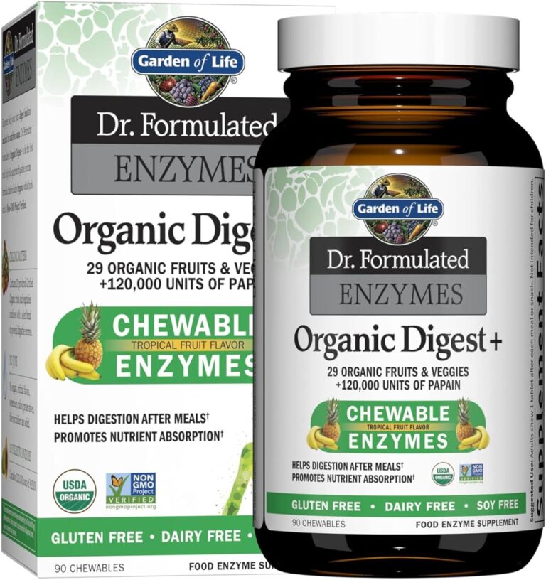 Garden of Life Digestive Enzymes with Papain, Bromelain and ...