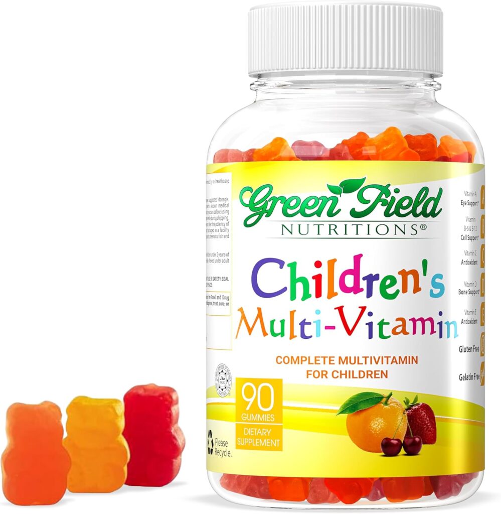 Greenfield Nutritions Halal Multivitamin for Kids – Gelatin-...