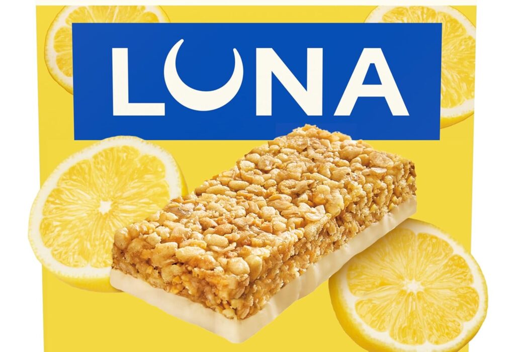LUNA Bar - LemonZest Flavor - Gluten-Free - Non-GMO - 7-9g P...
