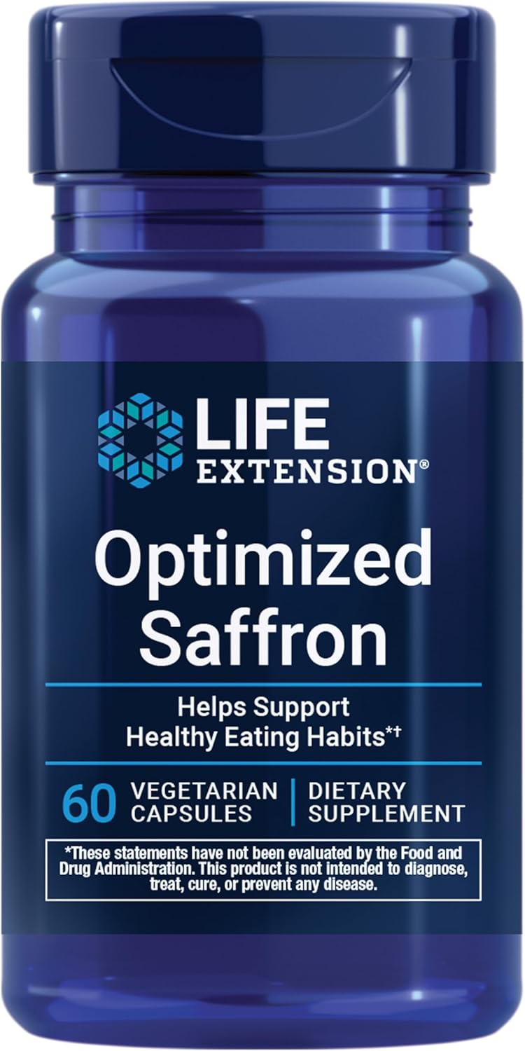 Life Extension Optimized Saffron, Saffron Extract, Saffron S...