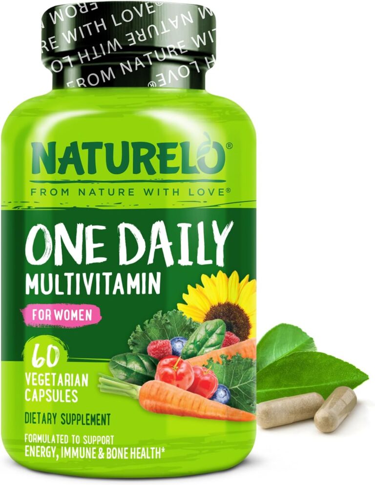 NATURELO One Daily Multivitamin for Women w/Vitamin B12, 60 ...