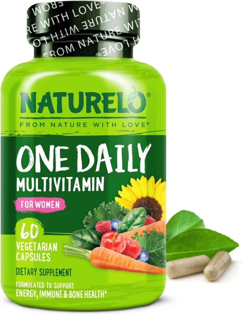 NATURELO One Daily Multivitamin for Women w/Vitamin B12, 60 ...