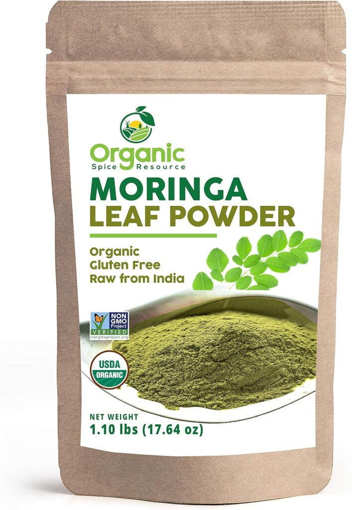 Organic Moringa Powder - 1.10 lbs (17.64 oz) | USDA Organics...
