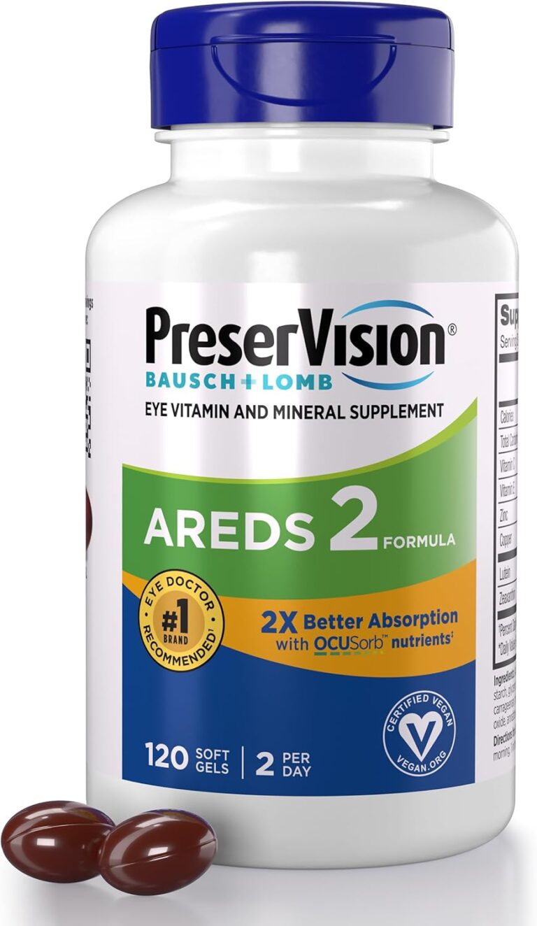 PreserVision AREDS 2 Eye Vitamin & Mineral Supplement with O...