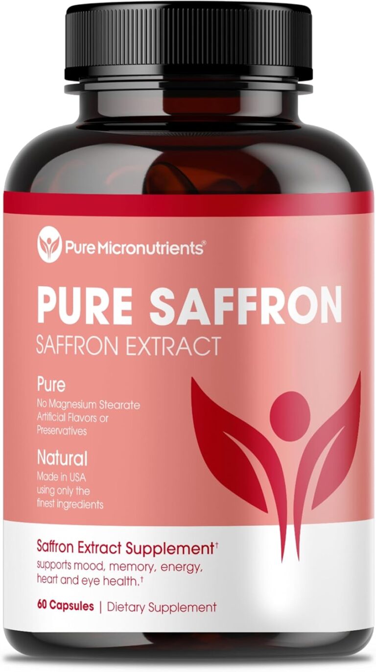 Saffron Supplements - 100% Pure Saffron Extract Capsules - B...