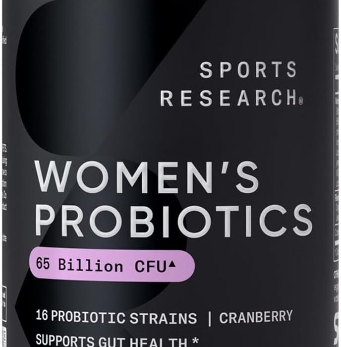 Sports Research Women's Probiotics with Prebiotics, 65 Billi...