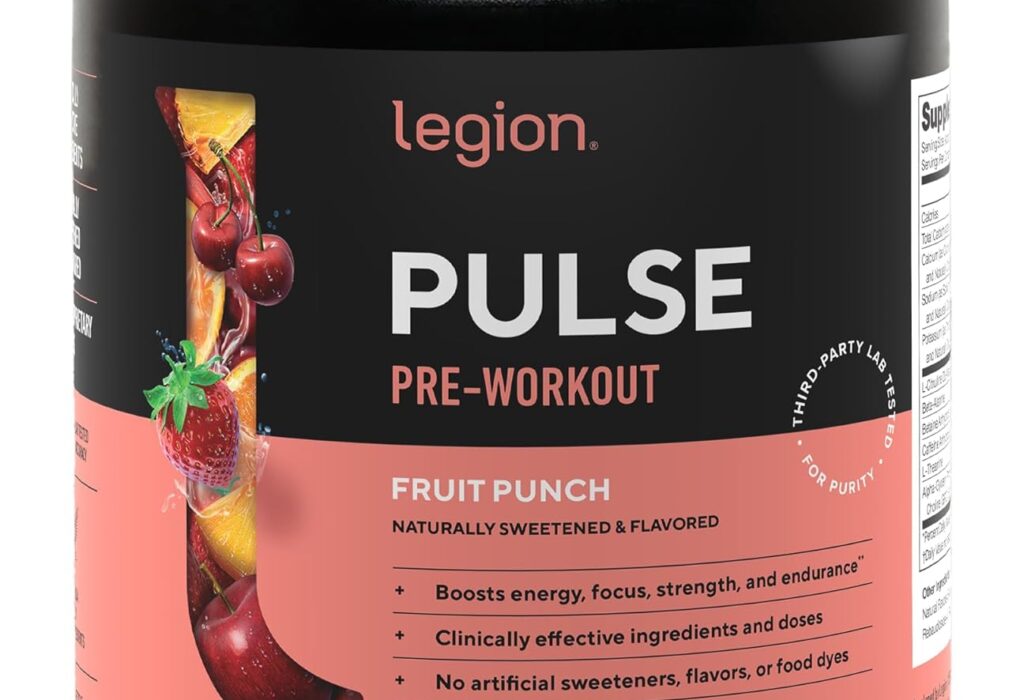 LEGION Pulse Pre Workout Supplement - All Natural Nitric Oxi...