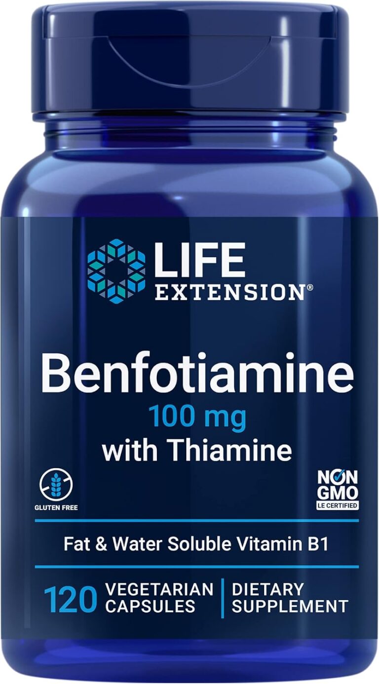 Life Extension Benfotiamine with Thiamine, 100 mg benfotiami...