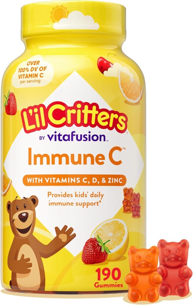 L'il Critters Kids Immune C | Vitamin C and Zinc Gummies | 1...