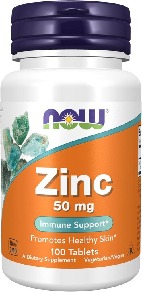 NOW Foods Supplements, Zinc (Zinc Gluconate) 50 mg, Supports...