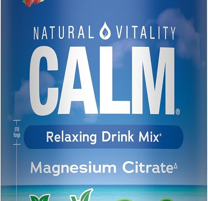 Natural Vitality Calm Magnesium 16oz Powder | Raspberry Lemo...