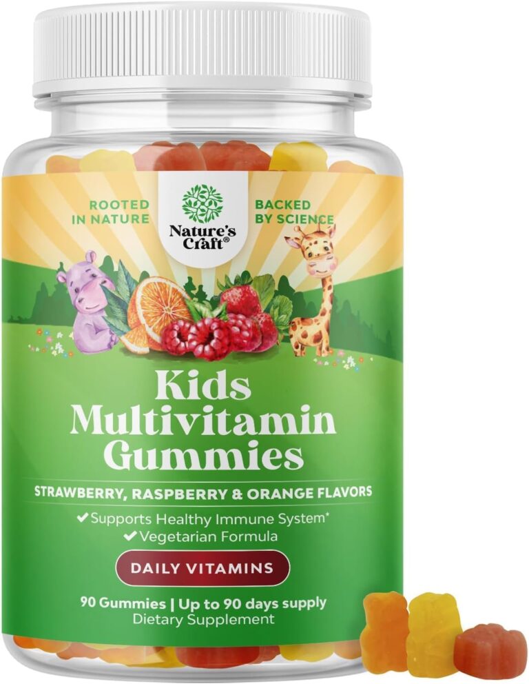 Plant Based Kids Multivitamin Gummies - Multivitamin for Kid...